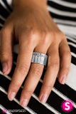 Paparazzi "Fearlessly Fashionable" Silver Ring Paparazzi Jewelry