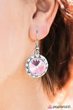 Paparazzi "Turn on the Sparkle" Pink Earrings Paparazzi Jewelry