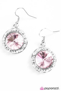 Paparazzi "Turn on the Sparkle" Pink Earrings Paparazzi Jewelry