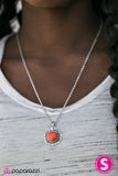 Paparazzi "Born To Roam" Orange Necklace & Earring Set Paparazzi Jewelry