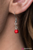 Paparazzi "Western Winds" Red Necklace & Earring Set Paparazzi Jewelry