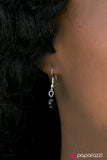 Paparazzi "Finally Frame-ous" Black Necklace & Earring Set Paparazzi Jewelry