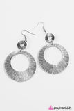 Paparazzi "Winner Shimmer" Silver Earrings Paparazzi Jewelry