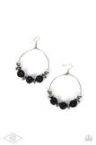 Paparazzi "I Can Take a Compliment" Black Exclusive Earrings Paparazzi Jewelry
