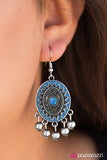 Paparazzi "Viva La Vida" Blue Earrings Paparazzi Jewelry