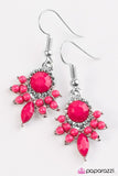 Paparazzi "Palm Beach Party" Pink Earrings Paparazzi Jewelry