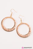 Paparazzi "At a Stand Stiletto" Gold Earrings Paparazzi Jewelry