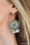 Paparazzi "Sonoran Sunshine" Green Earrings Paparazzi Jewelry
