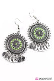 Paparazzi "Sonoran Sunshine" Green Earrings Paparazzi Jewelry