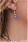 Paparazzi "Ice Queen" Blue Necklace & Earring Set Paparazzi Jewelry