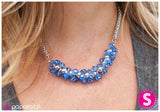 Paparazzi "Ice Queen" Blue Necklace & Earring Set Paparazzi Jewelry