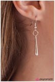 Paparazzi "Totally Tubular" Silver Necklace & Earring Set Paparazzi Jewelry