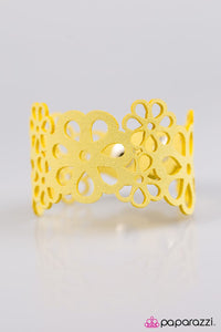 Paparazzi "Life's A Garden" Yellow Wrap Bracelet Paparazzi Jewelry