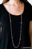 Paparazzi "West Coast Fashion" Pink Necklace & Earring Set Paparazzi Jewelry