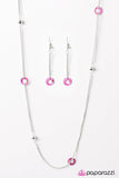 Paparazzi "West Coast Fashion" Pink Necklace & Earring Set Paparazzi Jewelry