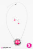 Paparazzi "Summer Sun" Pink Necklace & Earring Set Paparazzi Jewelry