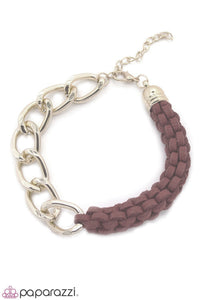 Paparazzi "Crawling with Confidence" Brown Bracelet Paparazzi Jewelry