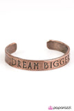 Paparazzi "Dream Bigger" Copper Bracelet Paparazzi Jewelry