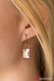 Paparazzi "Who Is The Fairest Of Them All?" Copper Earrings Paparazzi Jewelry