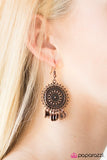 Paparazzi "Sunny Sonoran" Copper Earrings Paparazzi Jewelry