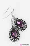 Paparazzi "Dancing With Royals" Purple Earrings Paparazzi Jewelry