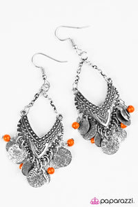 Paparazzi "Island Vibes" Orange Earrings Paparazzi Jewelry
