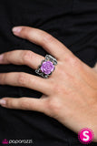 Paparazzi "Fleur De Fashion" Purple Ring Paparazzi Jewelry