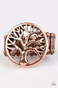 Paparazzi "Go Climb A Tree" Copper Ring Paparazzi Jewelry