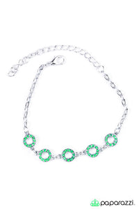 Paparazzi "This Time Around" Green Bracelet Paparazzi Jewelry