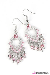 Paparazzi "Ruler Of My Heart" Pink Earrings Paparazzi Jewelry