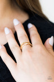 Paparazzi "My Aim Is True" Gold Ring Paparazzi Jewelry