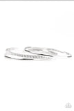 Paparazzi "METRO-politan" White Bracelet Paparazzi Jewelry