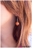 Paparazzi "Having a Ball" Orange Necklace & Earring Set Paparazzi Jewelry