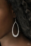 Paparazzi "SHIMMER-Dipping" White Earrings Paparazzi Jewelry