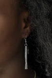 Paparazzi VINTAGE VAULT "Gotta Have Fringe" Green Necklace & Earring Set Paparazzi Jewelry