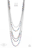 Paparazzi "Glitter Go-Getter" Multi OIL SPILL Necklace & Earring Set Paparazzi Jewelry