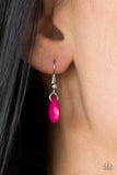 Paparazzi "Wildly Wonderful" Pink Necklace & Earring Set Paparazzi Jewelry