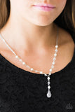 Paparazzi "Diva Deluxe" White Necklace & Earring Set Paparazzi Jewelry