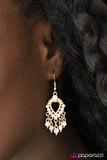 Paparazzi "Ruler Of My Heart" White Earrings Paparazzi Jewelry