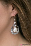 Paparazzi "Having A BALI!" White Earrings Paparazzi Jewelry