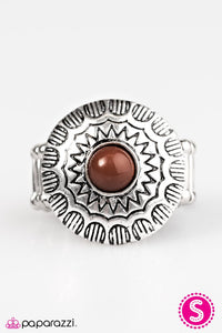 Paparazzi "Lets Get Lost" Brown Ring Paparazzi Jewelry
