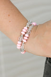 Paparazzi "A Midsummer Nights GLEAM" Pink Bracelet Paparazzi Jewelry