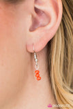 Paparazzi "Extraordinary Explorer" Orange Necklace & Earring Set Paparazzi Jewelry