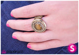 Paparazzi "EYE Spy" Brass Ring Paparazzi Jewelry