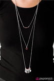 Paparazzi "Adventures Are Forever" Red Necklace & Earring Set Paparazzi Jewelry