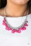 Paparazzi "Flirty Flamenco" Pink Necklace & Earring Set Paparazzi Jewelry