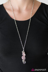 Paparazzi "Fleur De Garden" Pink Necklace & Earring Set Paparazzi Jewelry