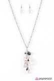 Paparazzi "Fleur De Garden" Pink Necklace & Earring Set Paparazzi Jewelry