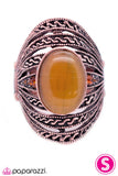 Paparazzi "Spark Something" Copper Ring Paparazzi Jewelry