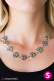 Paparazzi "Heart's Harmony" Silver Necklace & Earring Set Paparazzi Jewelry